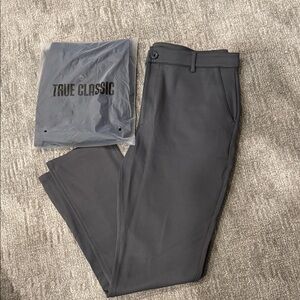 True Classic Men's Gray Pants and Navy Pants both pairs 38X32
